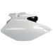SĀNU NUMURI POLISPORT 8604300001 (PĀRIS) BLACK/WHITE PRIEKŠ YAMAHA WR 450 F 2007-2011, YAMAHA WR 250 R 2007-2014