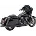 IZPŪTĒJS MUFFLERS 3" BLK 17-19 FL FOR HARLEY DAVIDSON FLHR 1750