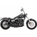 IZPLŪDES SISTĒMA BIG SHOTS STAGGERED MATTE BLK 06-09 DYNA FOR HARLEY DAVIDSON FXD 1584