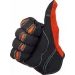 CIMDI MOTO GLOVES (ORANŽA, MELNS)