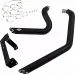 IZPLŪDES SISTĒMA EXH SS STAG BLK 04-13 XL FOR HARLEY DAVIDSON XL 1200 C (TĒRAUDS)