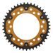 ĶĒDES KOMPLEKTS D.I.D CHAIN -, ZELTA CHAIN 525 ZVM-X, X-RING (X, NX, QX, XS), CHK FRONT SPROCKET JT CHK RUBBER CUSHIONED, CHK REAR SPROCKET SUPERSPROX STEALTH PRIEKŠ YAMAHA TDM 850 1999-2001