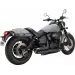IZPLŪDES SISTĒMA SHORTSHOTS STAGGERED HONDA SHADOW BLACK FOR HONDA VT 750 C