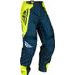 BIKSES FLY MX-PANTS F-16 (ZILS, DZELTENS)