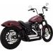 IZPLŪDES SISTĒMA SHORT SHOTS STAGGERED CHROME FOR HARLEY DAVIDSON FLDE 1750 ABS
