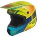 ĶIVERE FLY HELMET ECE KINETIC DRIFT (ZILS, DZELTENS)