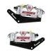 PAIR OF FRONT RADIAL BRAKE CALIPERS + BRAKET ACCOSSATO KITA28 PRIEKŠ HARLEY DAVIDSON