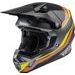 ĶIVERE FLY HELMET FORMULA CP S.E. SPEEDER (MELNS, DZELTENS, SARKANS)