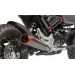 IZPŪTĒJS SLIP-ON MUFFLER (BLK) WITH RED TIP GROM 22-23 FOR HONDA MSX 125 ABS