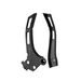 RĀMJA AIZSARGS POLISPORT PERFORMANCE 8466700001 MELNS PRIEKŠ YAMAHA YZ 125 2005-2026, YAMAHA YZ 250 2005-2026
