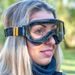 GOGGLES ARIETE WABI 14980-NNY CAURSPĪDĪGS STIKLS BLACK / YELLOW