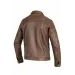 JAKA DRIFTER LEATHER JACKET (BRŪNS)