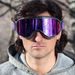 GOGGLES ARIETE WABI 14980-VNGV PURPLE MULTILAYER LENS PURPLE/GREY