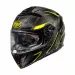 ĶIVERE DEVIL CARBON STY HELMET (MELNS, DZELTENS, KARBONS)