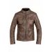 JAKA DRIFTER LEATHER JACKET (BRŪNS)
