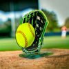 Akrylátová trofej AWF M02 | Softball