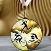 Akrylátová medaile MDARBL M39 | Triatlon