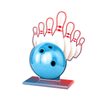 Akrylátová trofej AWF M61 | Bowling