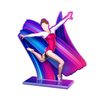 Akrylátová trofej AWF M25 | Gymnastika