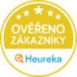 heureka ověřeno zákazníky - zlatá pečeť