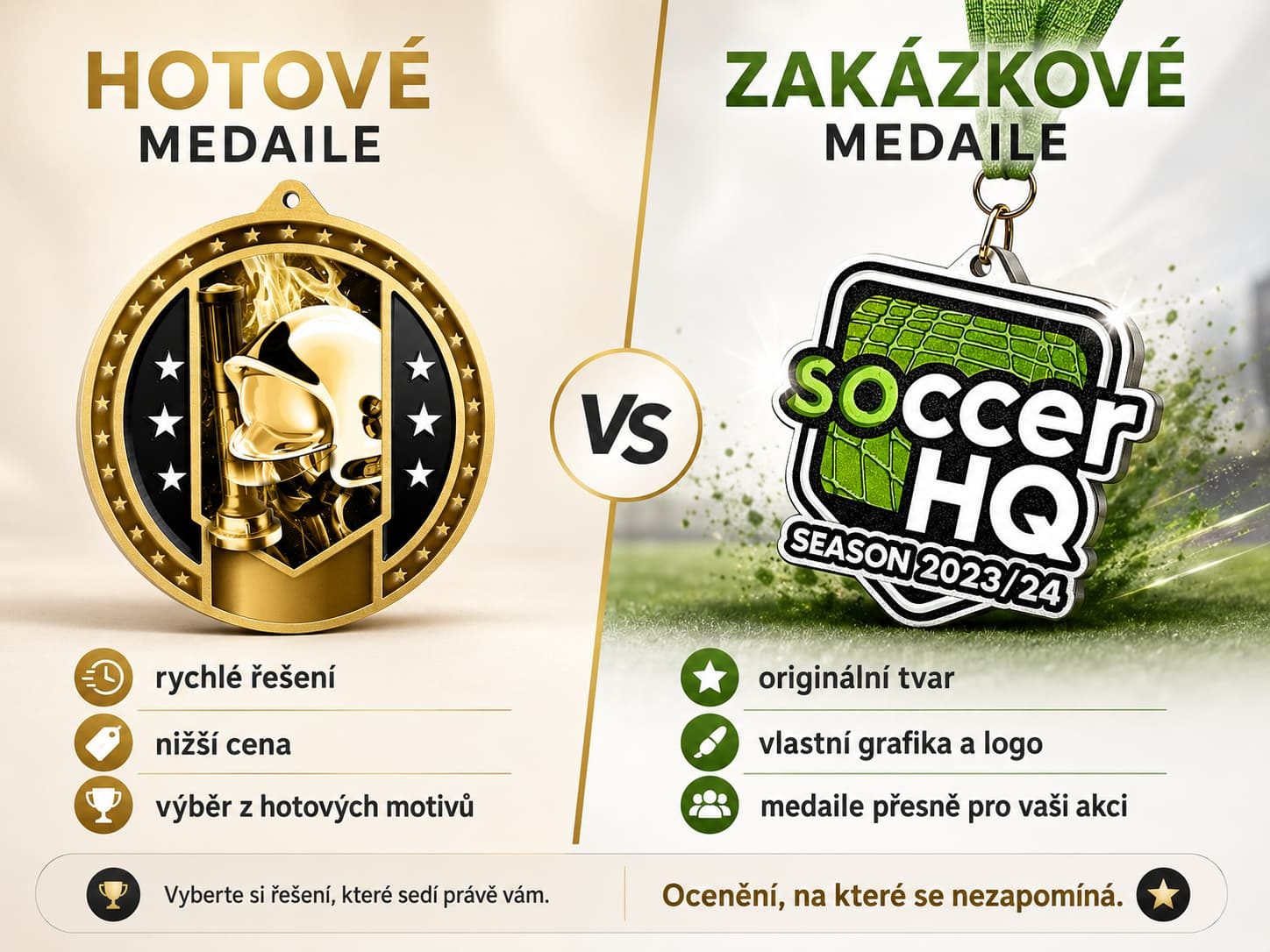 hotové vs zakázkové