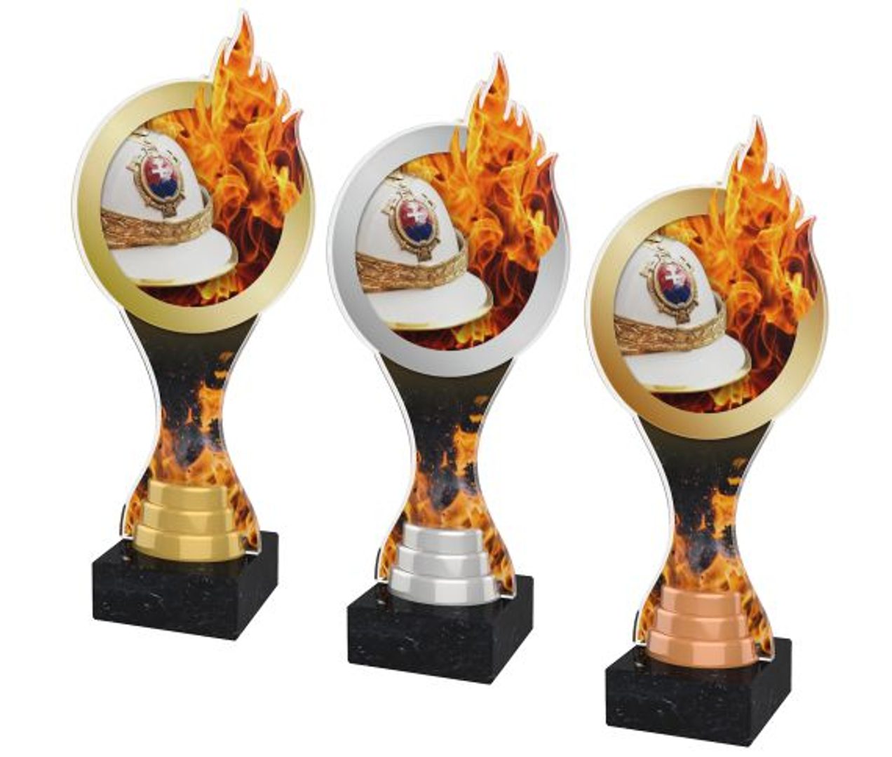 Feuerwehr - Pokale, medaillen, trophäen, glastrophäen | Pokale Bauer
