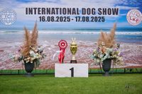 ocenění pro international dog show v Lotyšsku