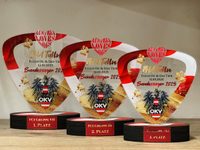 Slavnostní předání ocenění na sportovní akci