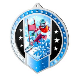 Metallmedaille MDMA03M32 | Skifahren