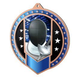 Kovová medaile MDMA03M28 | Šerm