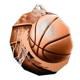Metallmedaille MDMR03M02 | Basketball