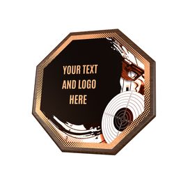 Dřevěná plaketa HEXM37 | Střelba