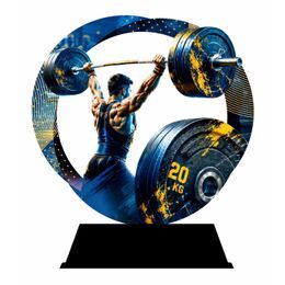 Metalltrophäe SAM02M32 | Gewichtheben