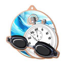 Metallmedaille MDM01M32 | Schwimmen