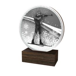 Dřevěná plaketa TFRW799 | Biatlon