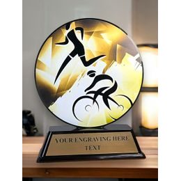 Acryltrophäe FABM38 | Duatlon