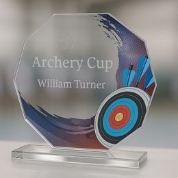 Skleněná trofej CR2024301M29 | Lukostřelba