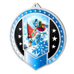 Metallmedaille MDMA03M33 | Snowboard