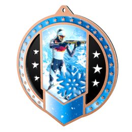 Metallmedaille MDMA03M42 | Biathlon