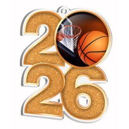 Acrylmedaille MDA2026M06 | Basketball