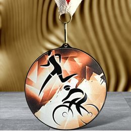 Acrylmedaille MDARBL M38 | Duatlon