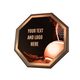 Dřevěná plaketa HEXM24 | Tenis