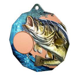 Kovová medaila ekoMDM03M27 | Rybolov