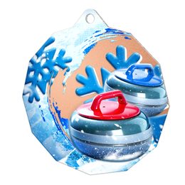 Metallmedaille MDM03M57 | Curling