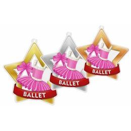 Akrylátová medaile MDASTARM75 | Balet