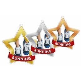 Akrylátová medaile MDASTARM16 | Běh