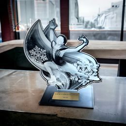 Akrylátová trofej AWF M74 | Krasobruslení