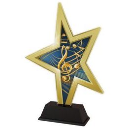 Akrylátová trofej STAR002M16 | Hudba