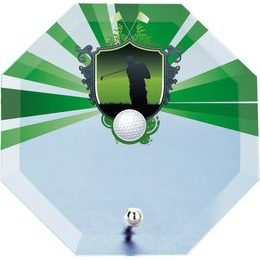 Sklenená trofej s potiskem CRP0002M33 | Golf