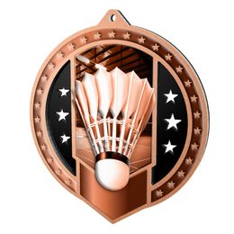 Metallmedaille MDMAR03M11 | Badminton